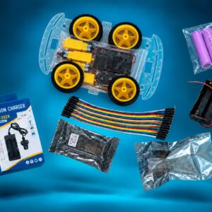 Home 5 ESP8266 WiFi Smart Robot Car Kit – 4WD DIY Robotics Learning Kit with NodeMCU